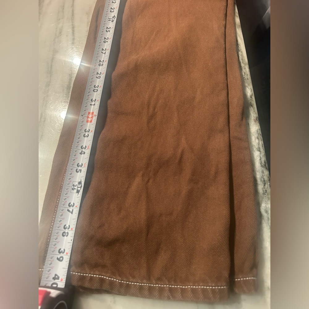 Reformation Brown Straight Leg Jeans - Picture 15 of 16